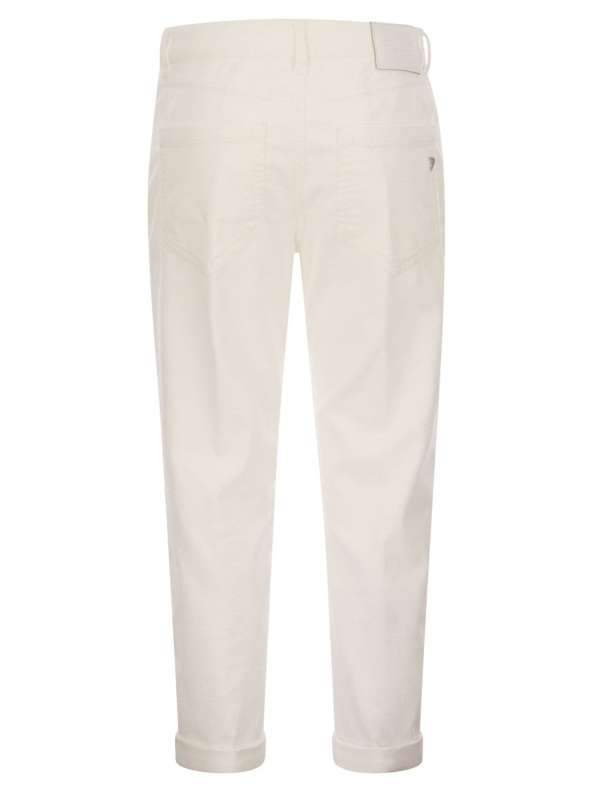Dondup Koons - Multi-Striped Velvet Trousers