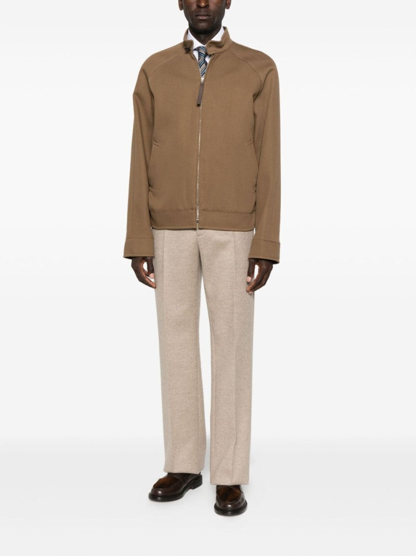 Moschino High Neck Cotton Jacket