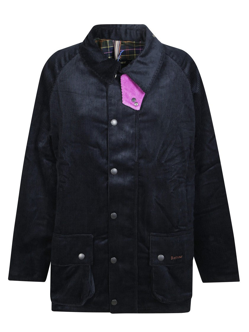Barbour X Paul Smith Cord Beauf Tartan-Lined Corduroy Jacket