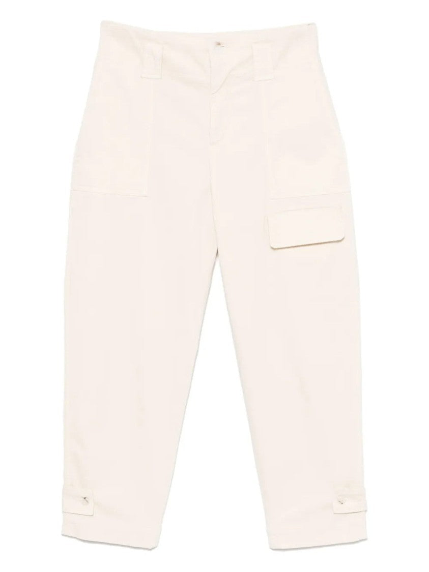 Pinko Relaxed High-Waist Trousers With Tapered Legs