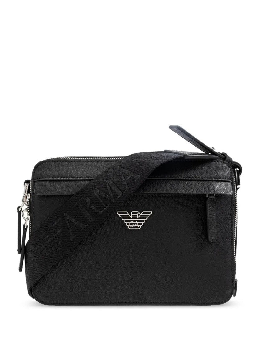 Emporio Armani Crossbody Bag With Smooth Polyurethane