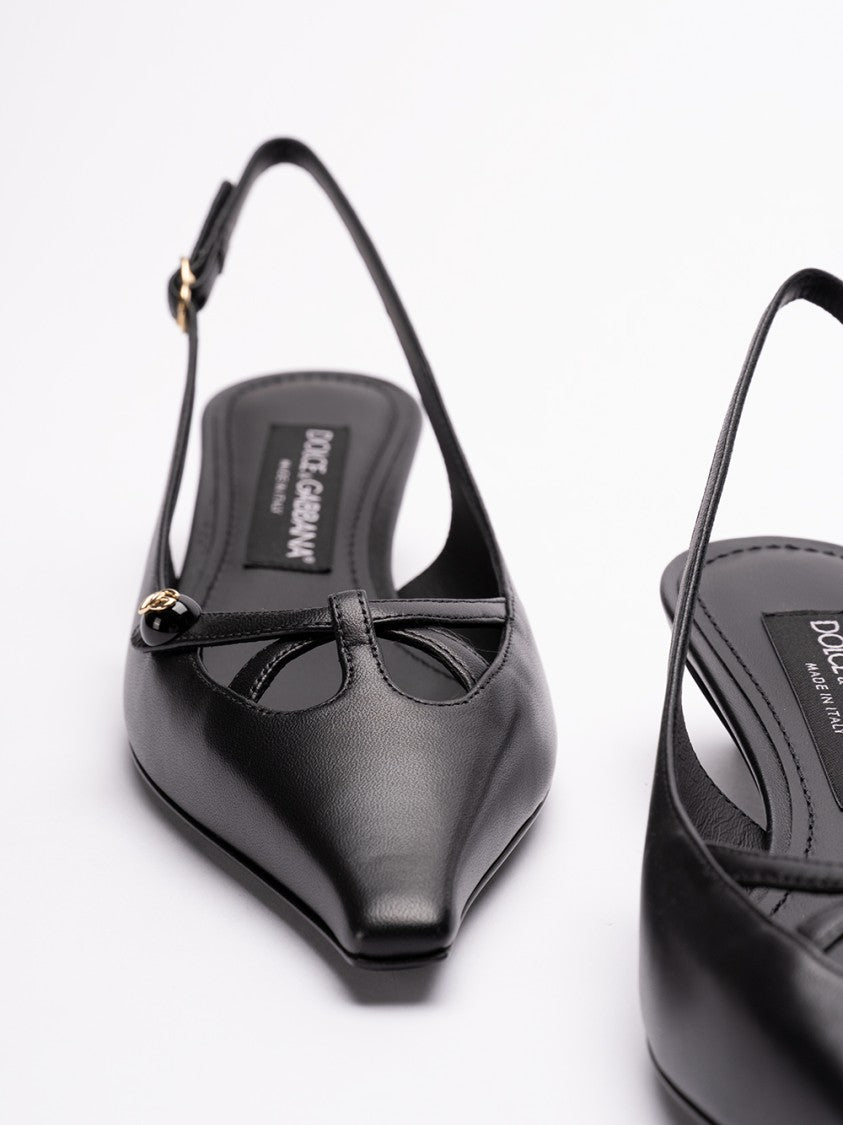 Dolce & Gabbana Pointed Toe Slingbacks