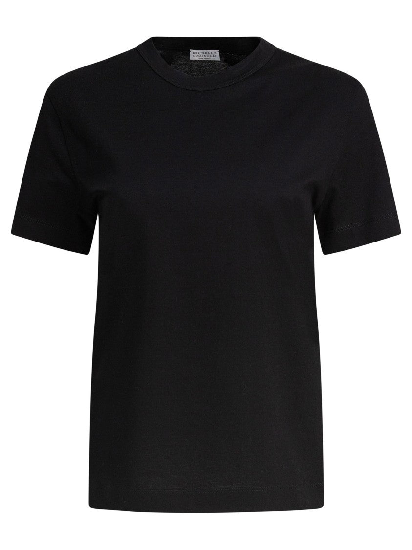 Brunello Cucinelli Classic Fit Black T-Shirt