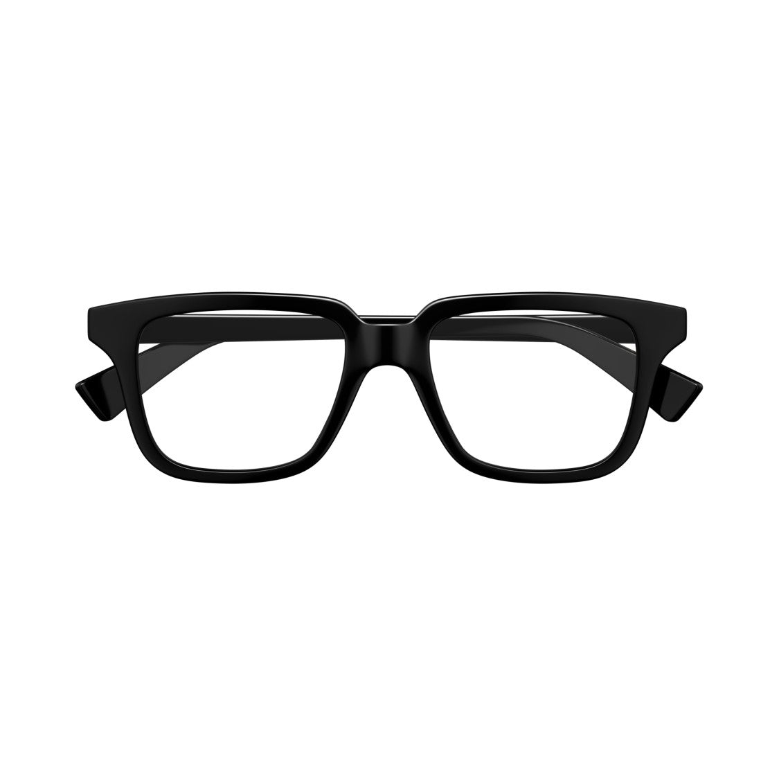 Bottega Veneta Bv1365o Bold Rectangular Eyeglasses In Recycled Acetate