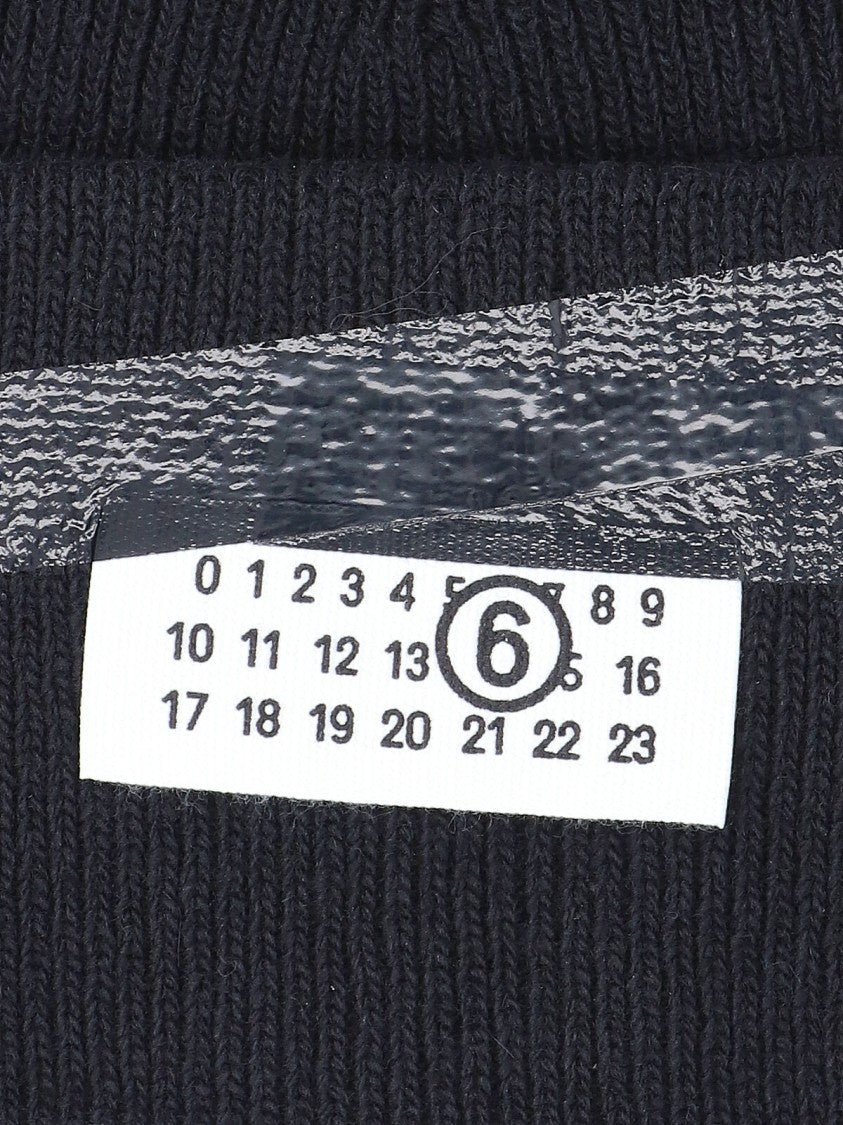Mm6 By Maison Margiela "Numeric" Beanie – Black