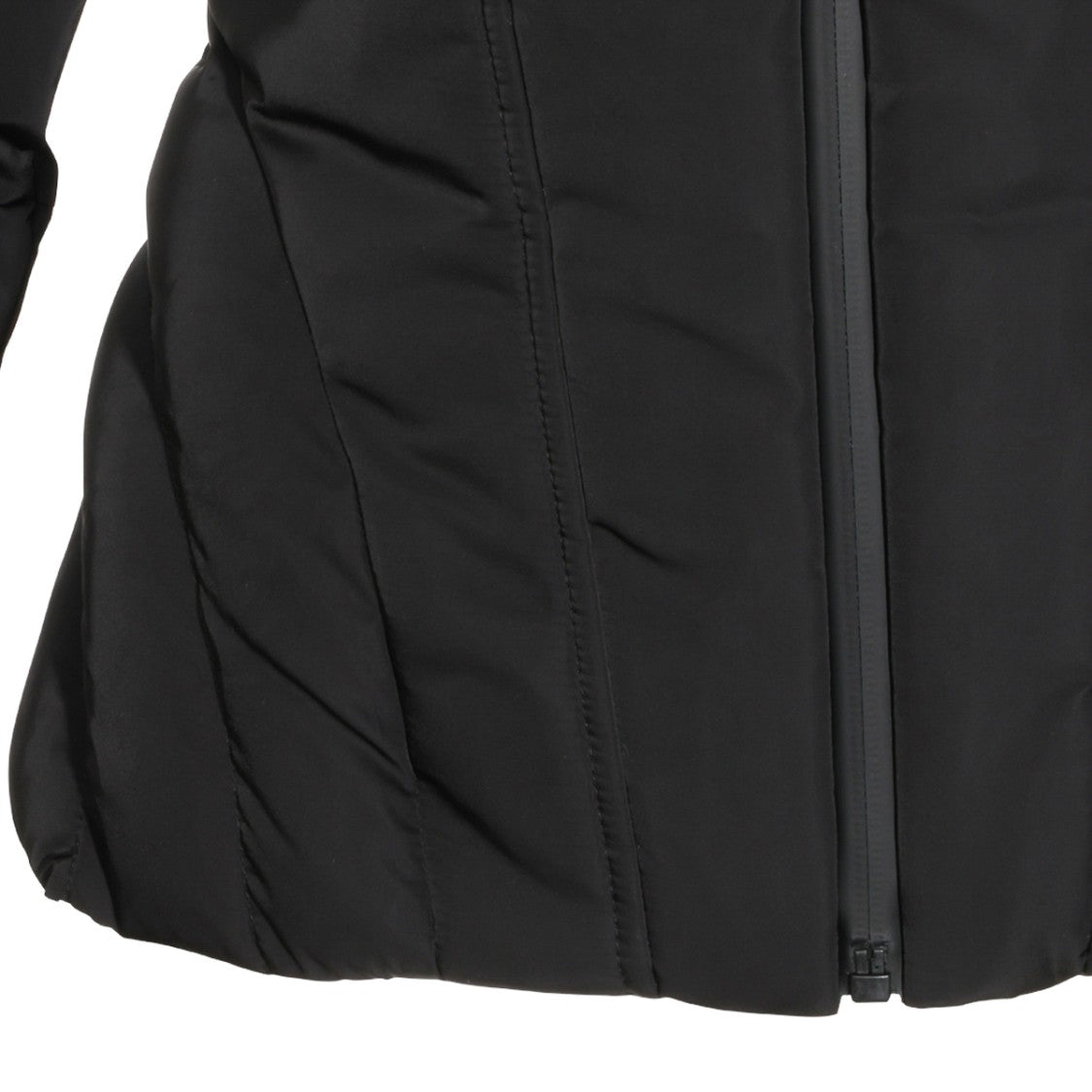 Elisabetta Franchi Quilted Slim-Fit Puffer Down Jacket With High Neck