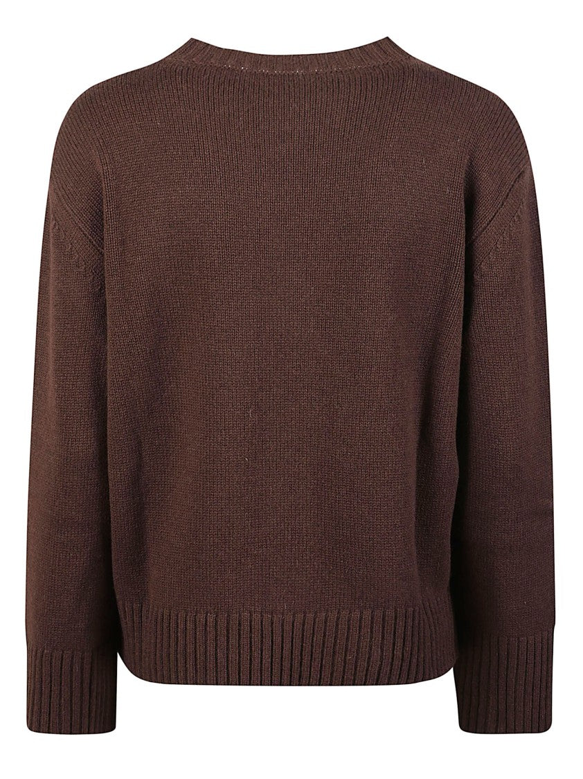 Edoardo Gori Cashmere F 5 Round Neck Wool-Cashmere Sweater