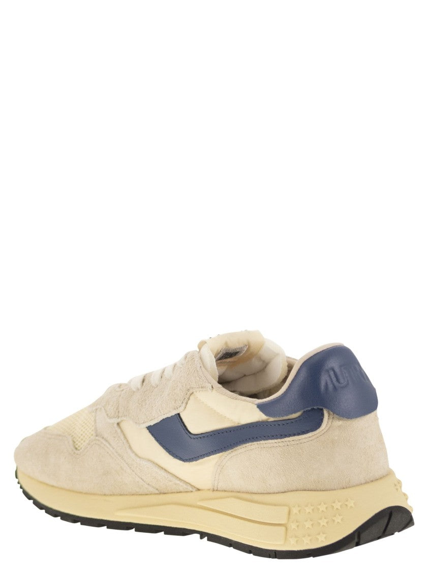 Autry Reelwind - Suede And Technical Textile Trainer