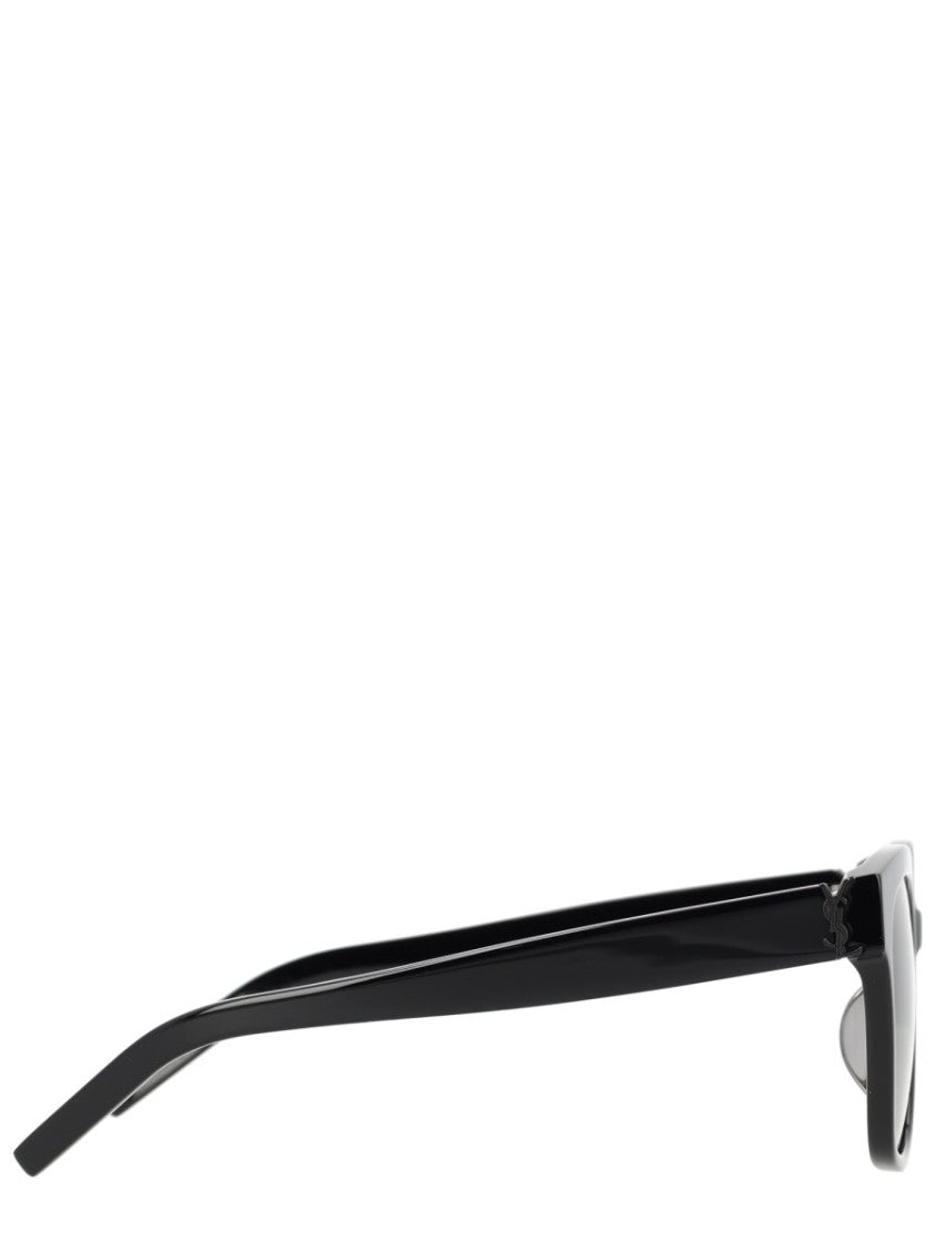Saint Laurent Slm40 Black Rectangular Acetate Sunglasses