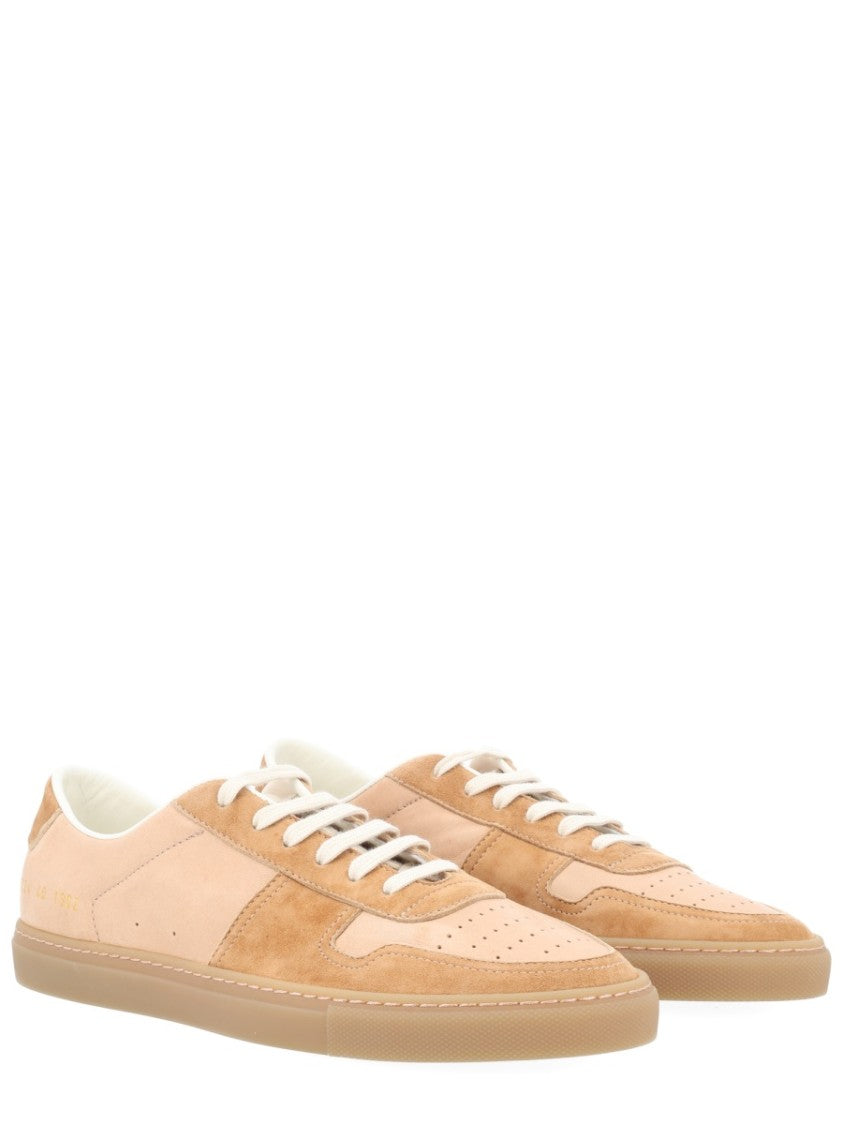 Common Projects Beige Bbal Duo Nappa Leather Sneakers
