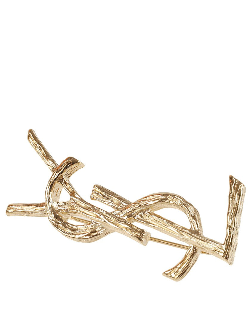 Saint Laurent Intertwined Brass Accessory