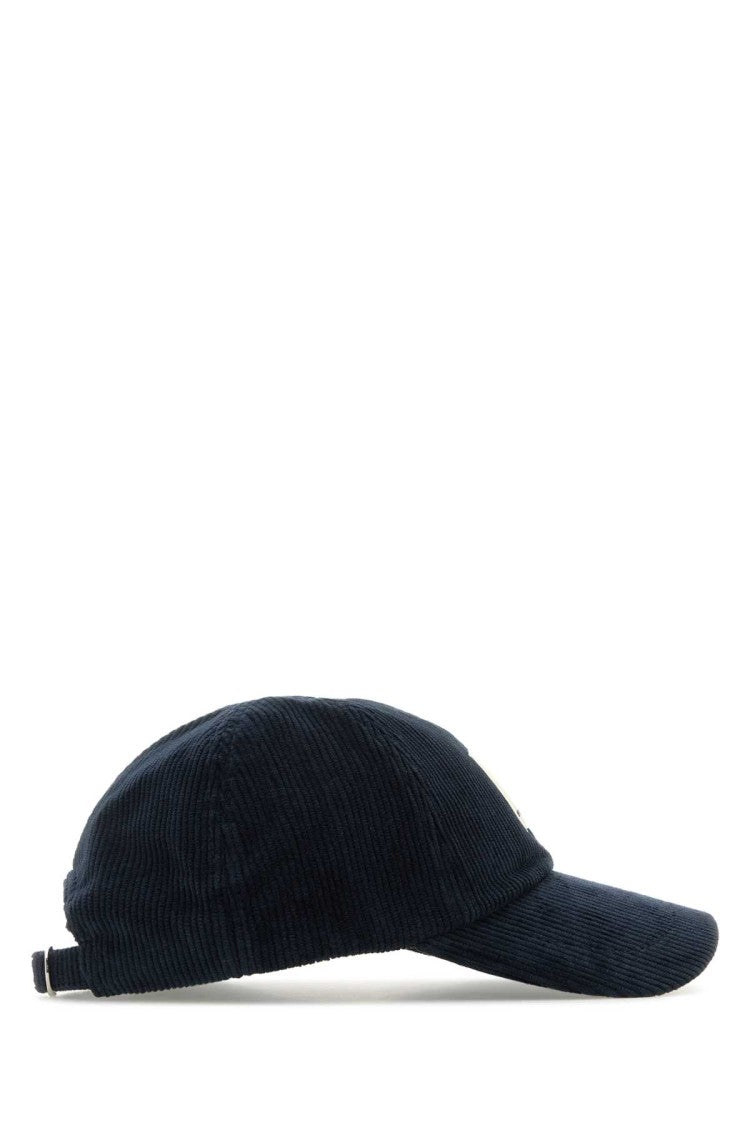 Emporio Armani Midnight Blue Stretch Corduroy Baseball Cap