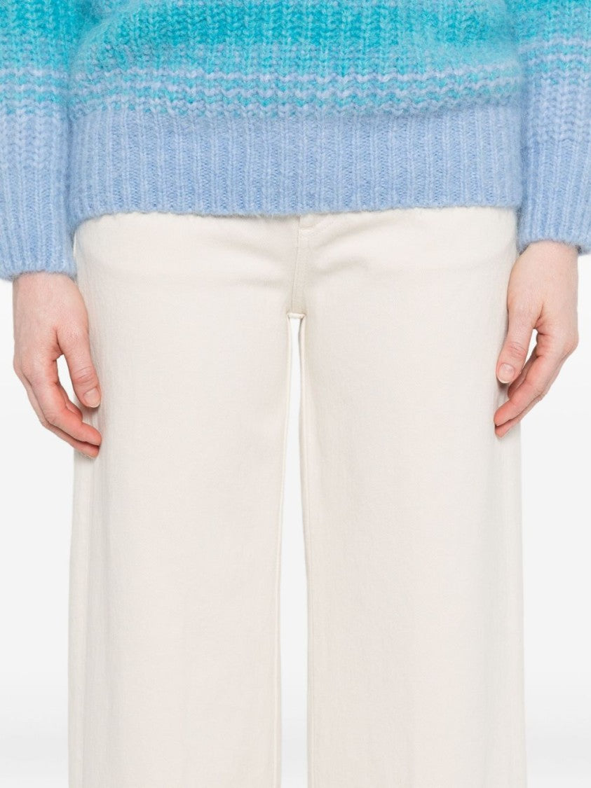 Dondup Cropped Wide-Leg Jeans With Cuffed Hem