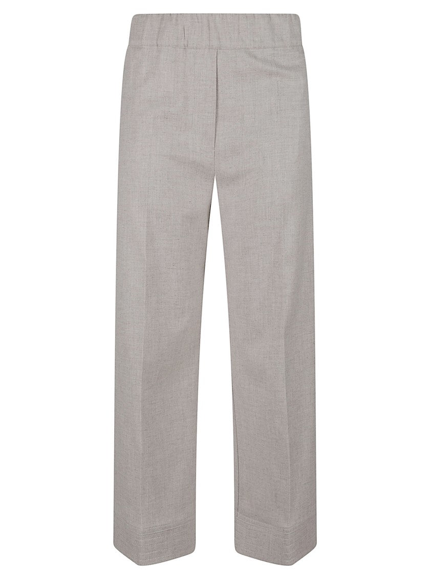 D. Exterior Flanel Crop Pants