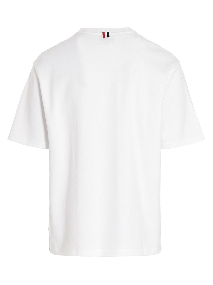 Thom Browne Oversized Crewneck Cotton T-Shirt