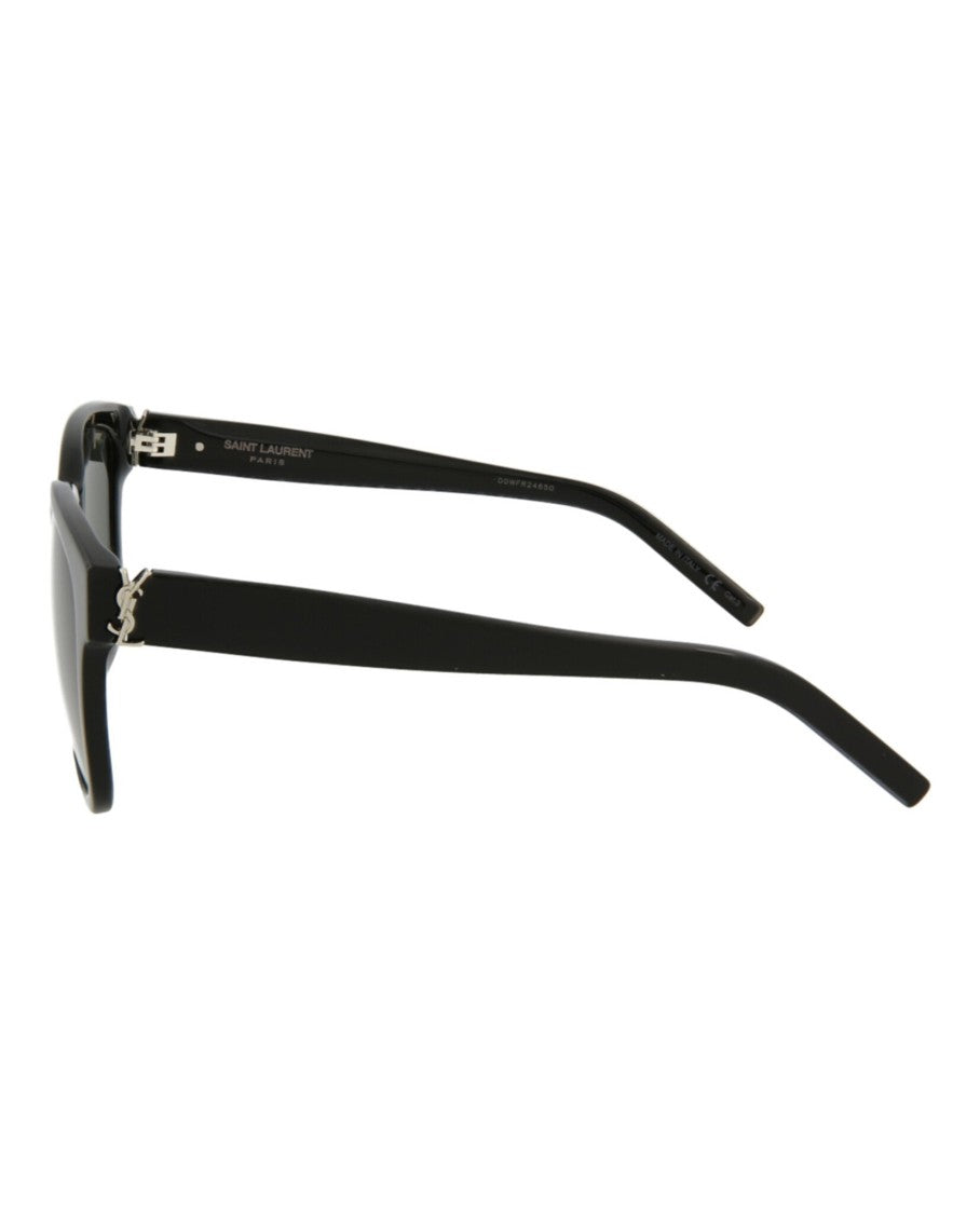 Saint Laurent Square-Frame Acetate Sunglasses With Saddle Nose Bridge
