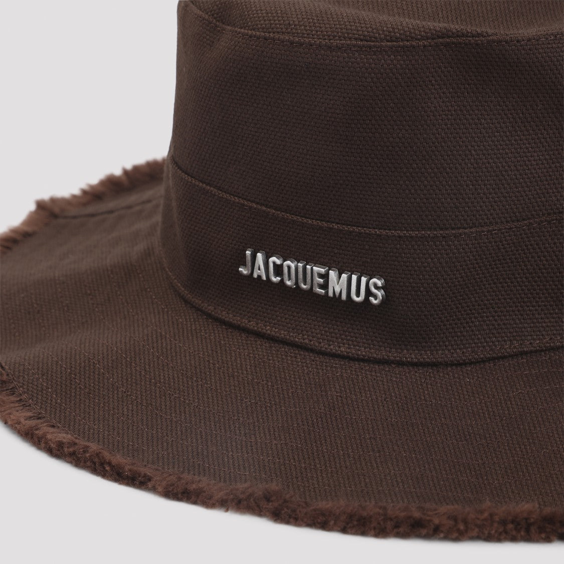 Jacquemus Wide Brim Hat With Frayed Edge