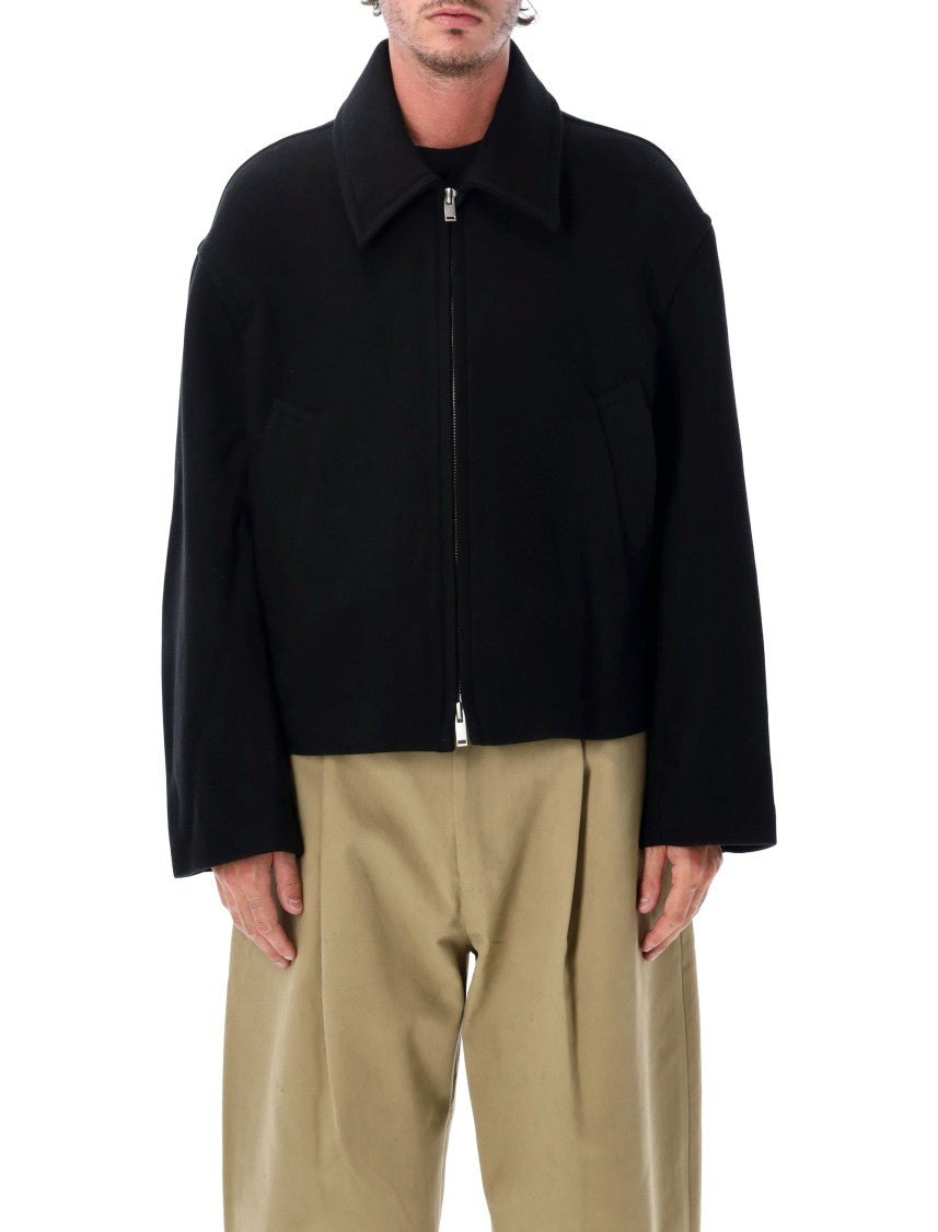 Studio Nicholson Boxy Cropped Flap Pocket Short Coat