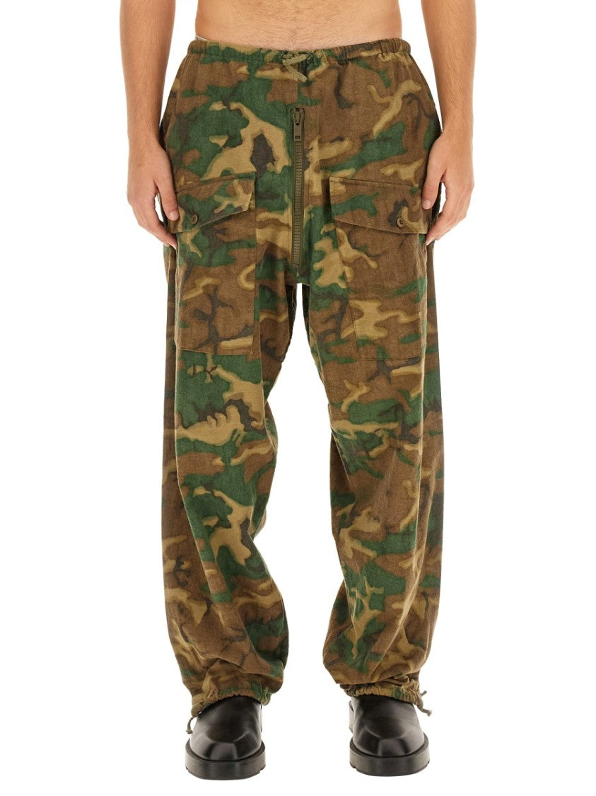 Givenchy Relaxed Fit Camouflage Pants