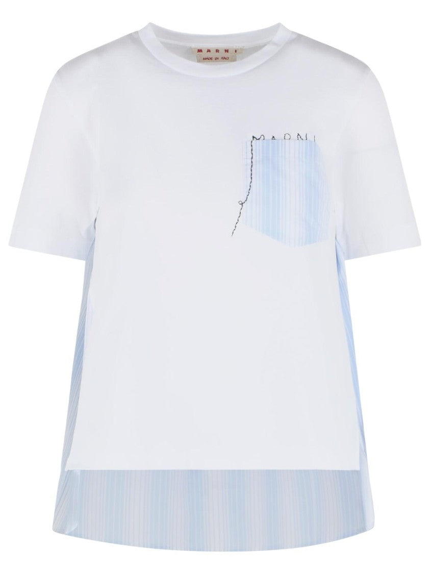 Marni White Cotton T-Shirt
