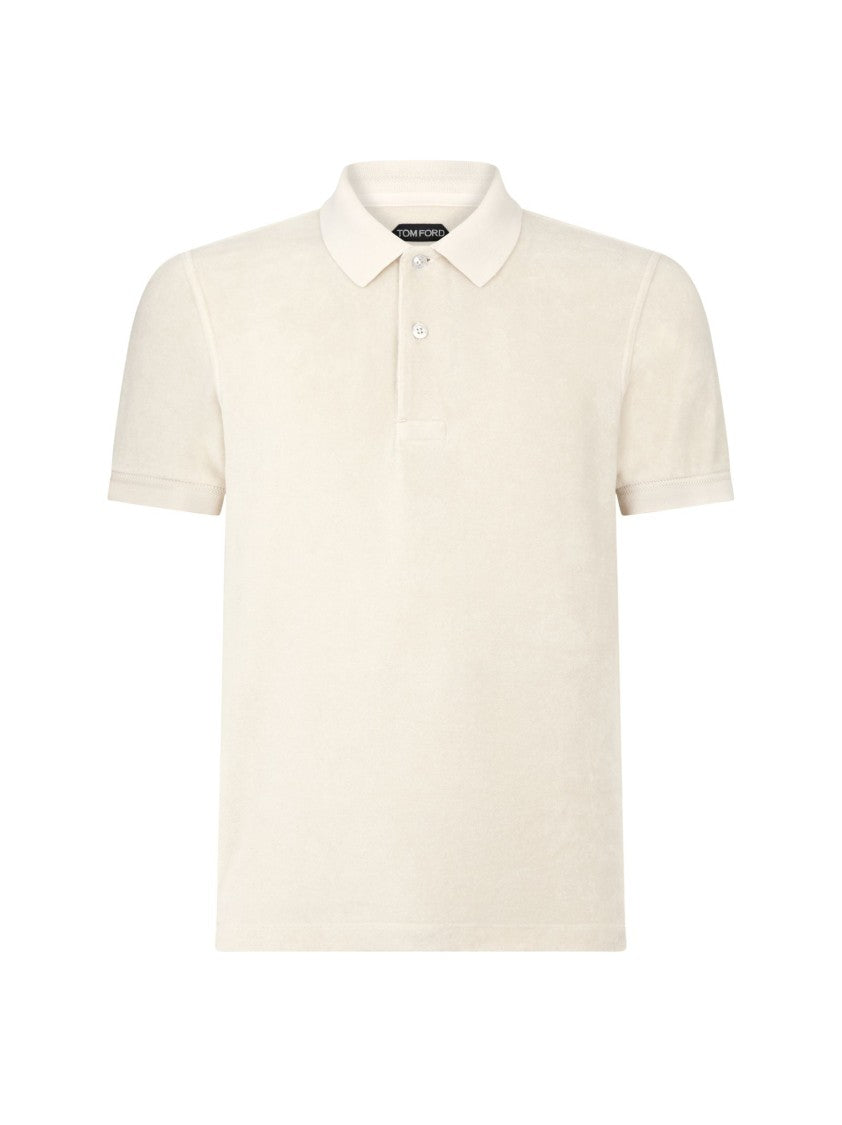 Tom Ford Lyocell And Cotton Blend Polo Shirt