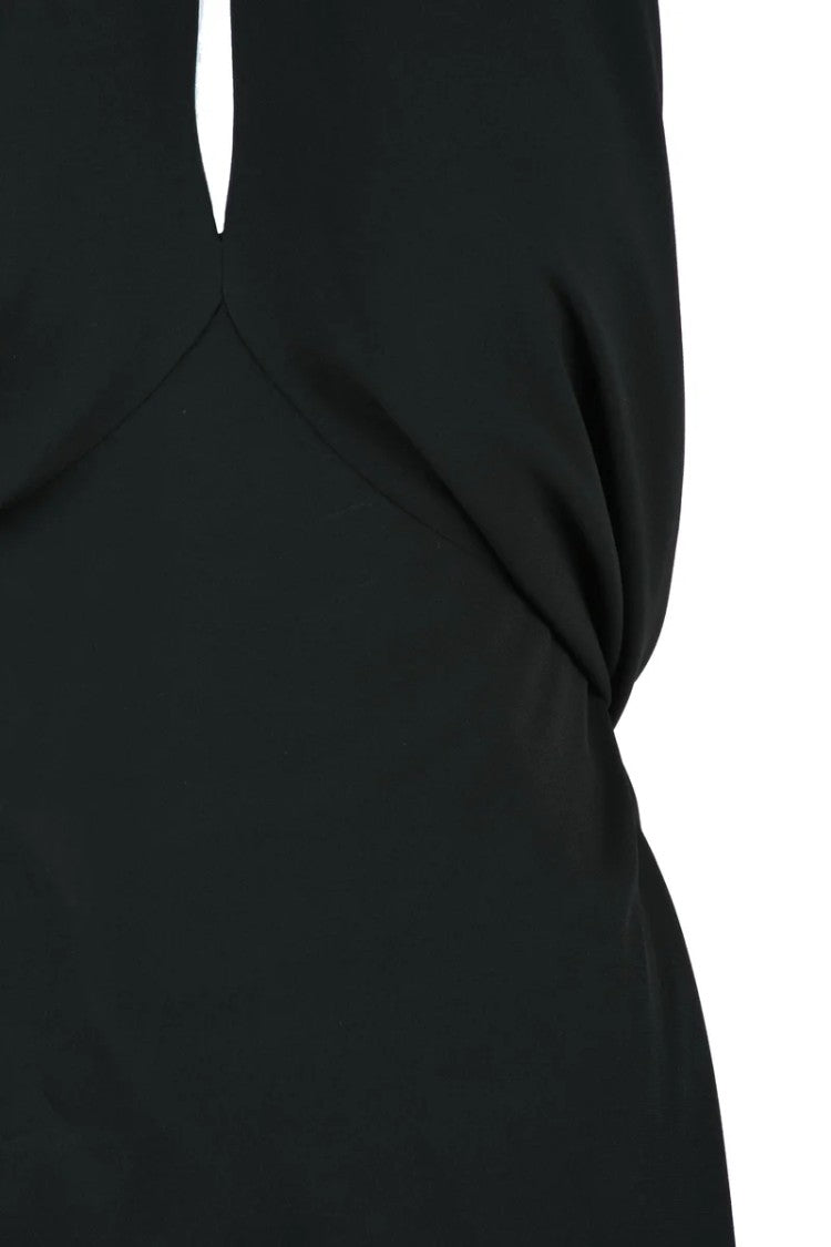 Philosophy Di Lorenzo Serafini Asymmetric Long Dress - Black