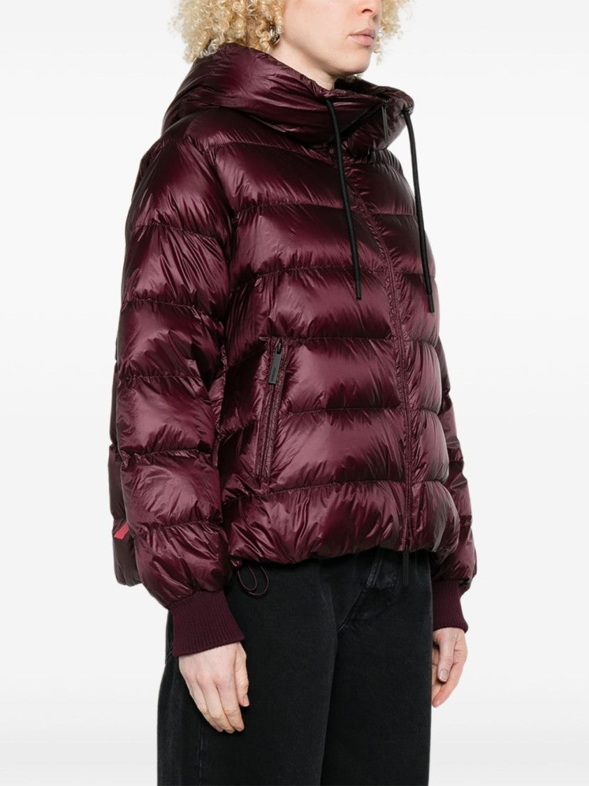 After Label Quilted Short Jacket With Adjustable Hood
