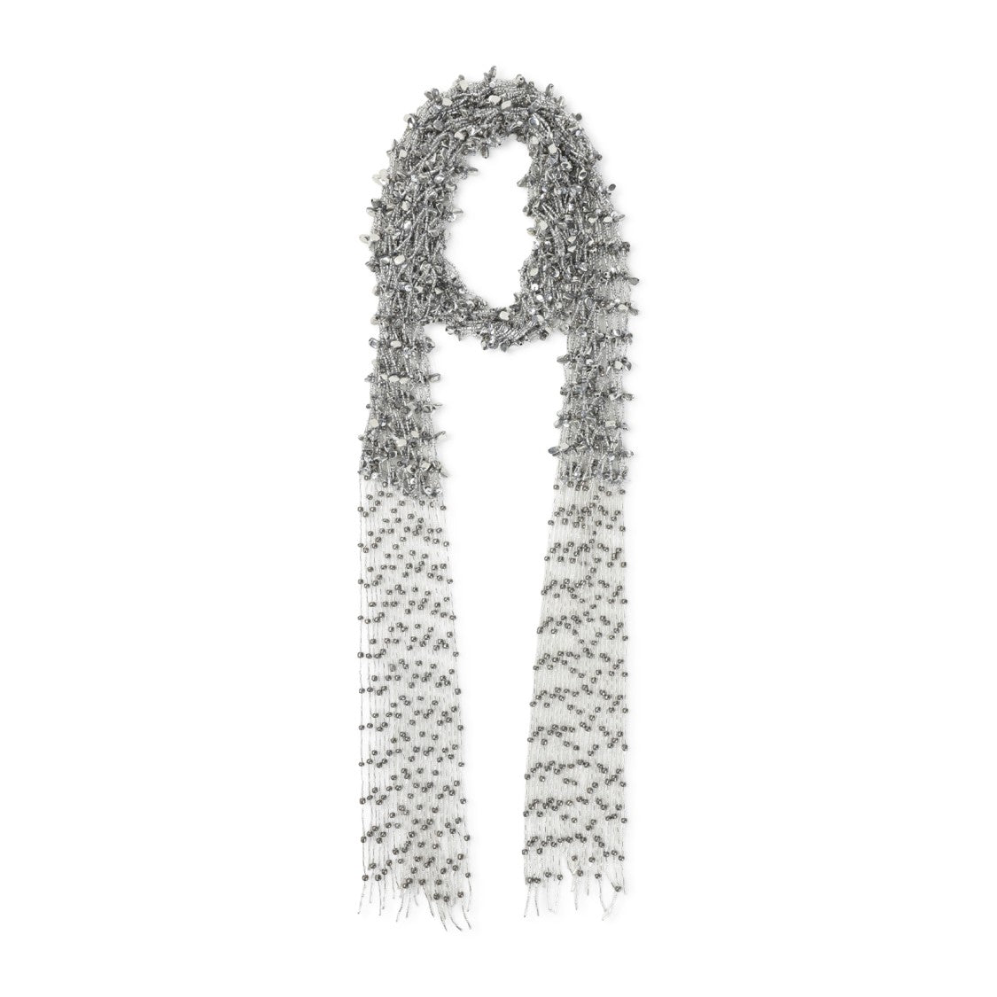 Dries Van Noten Netted Adorned Scarf