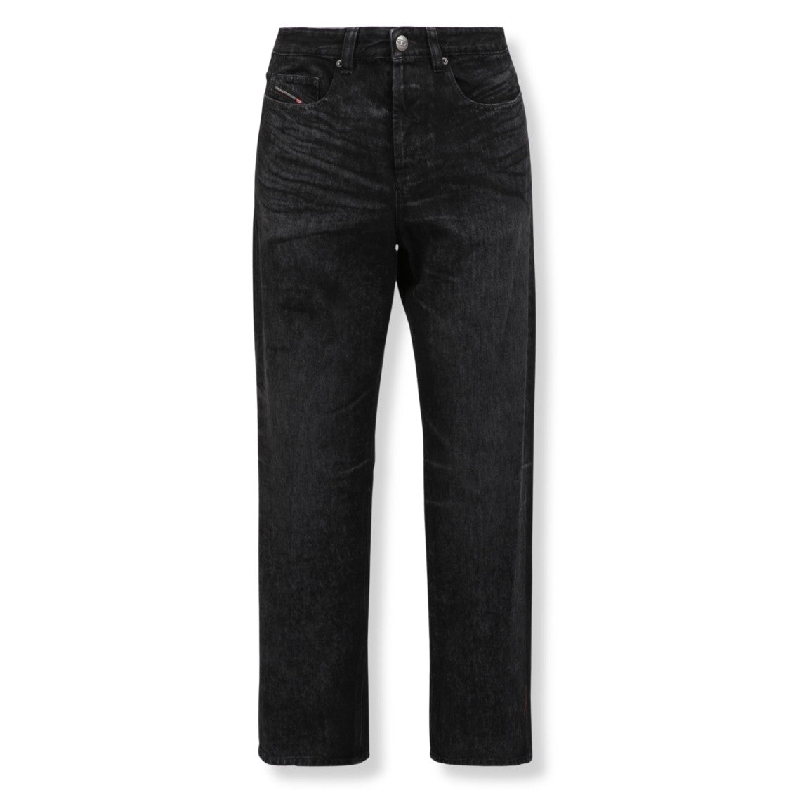 Diesel Classic Fit Pants With Subtle Macro Pattern Design