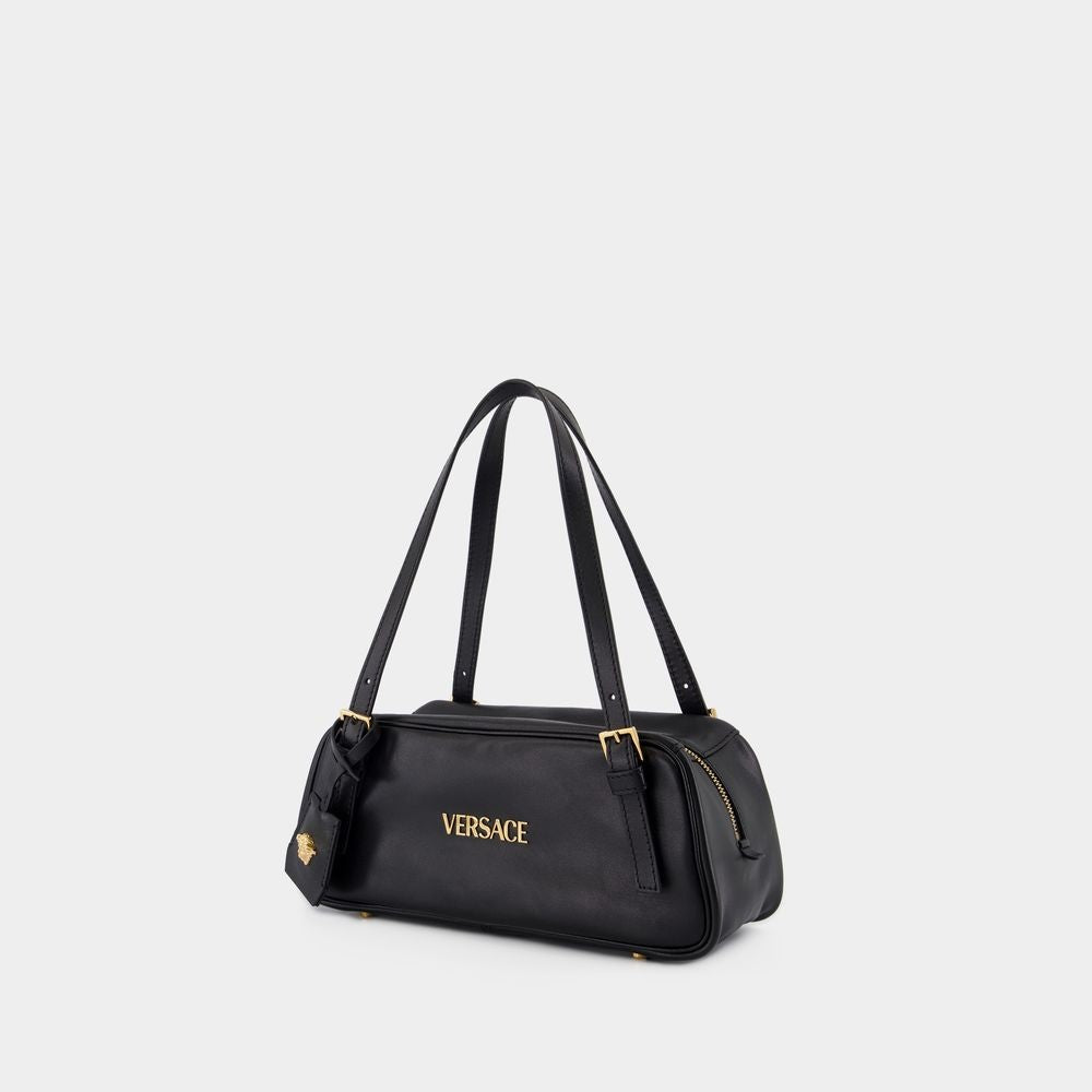 Versace Shoulder Bag - Leather - Black
