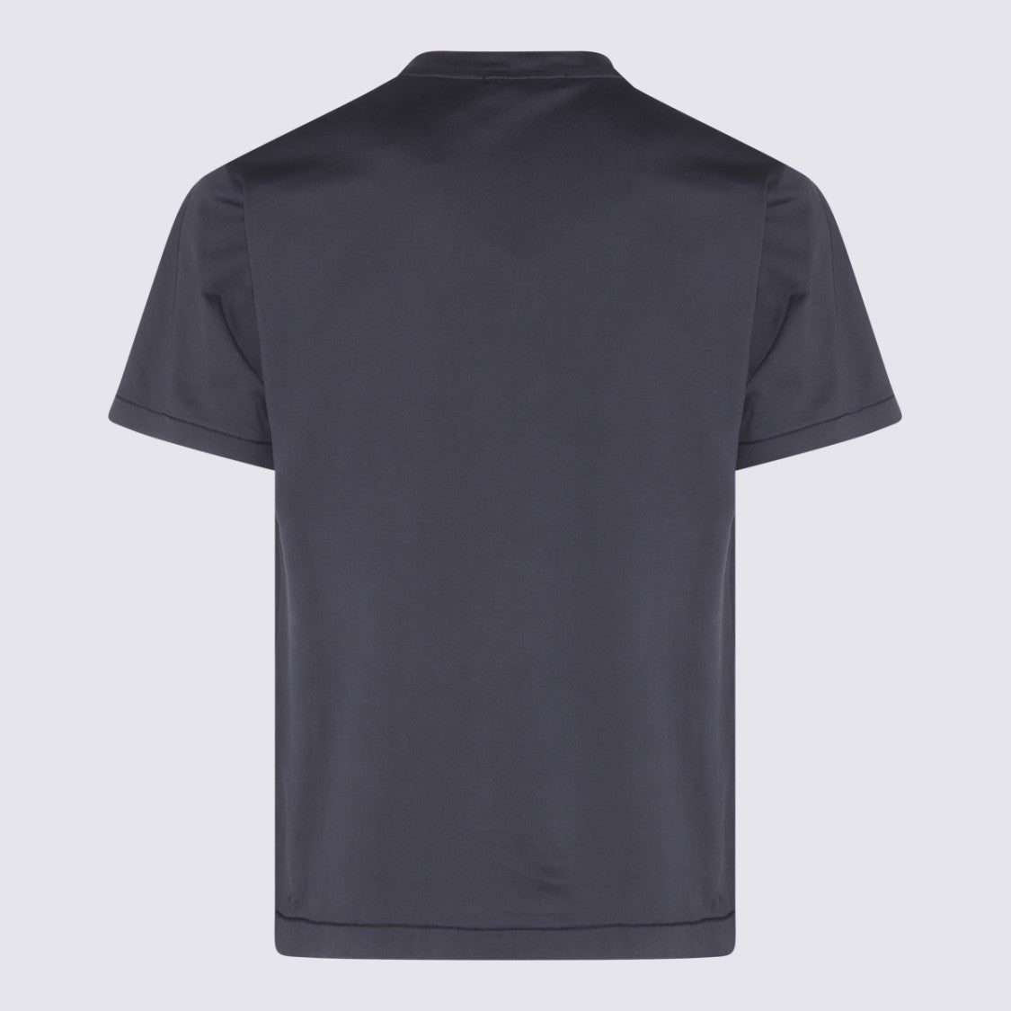Stone Island Short-Sleeved Black T-Shirt With Subtle Emblem