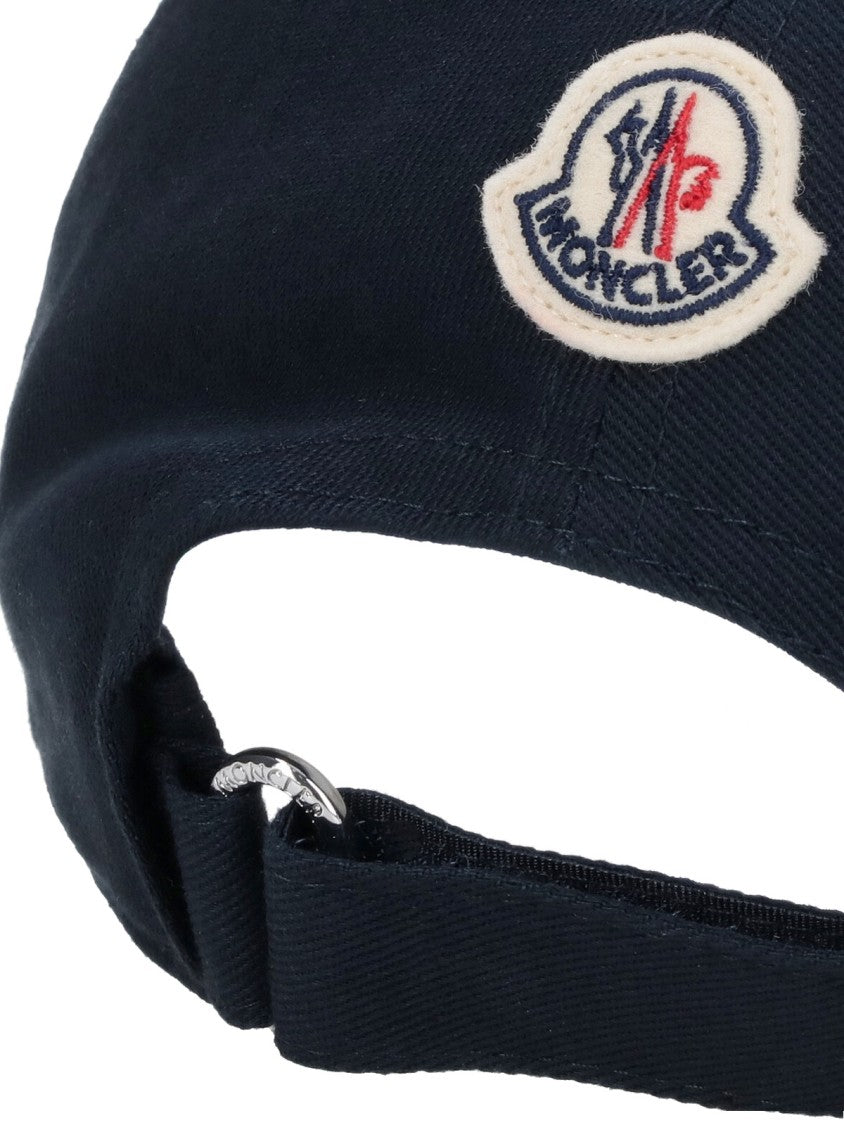 Moncler Black Baseball Cap Premium Cotton Hats
