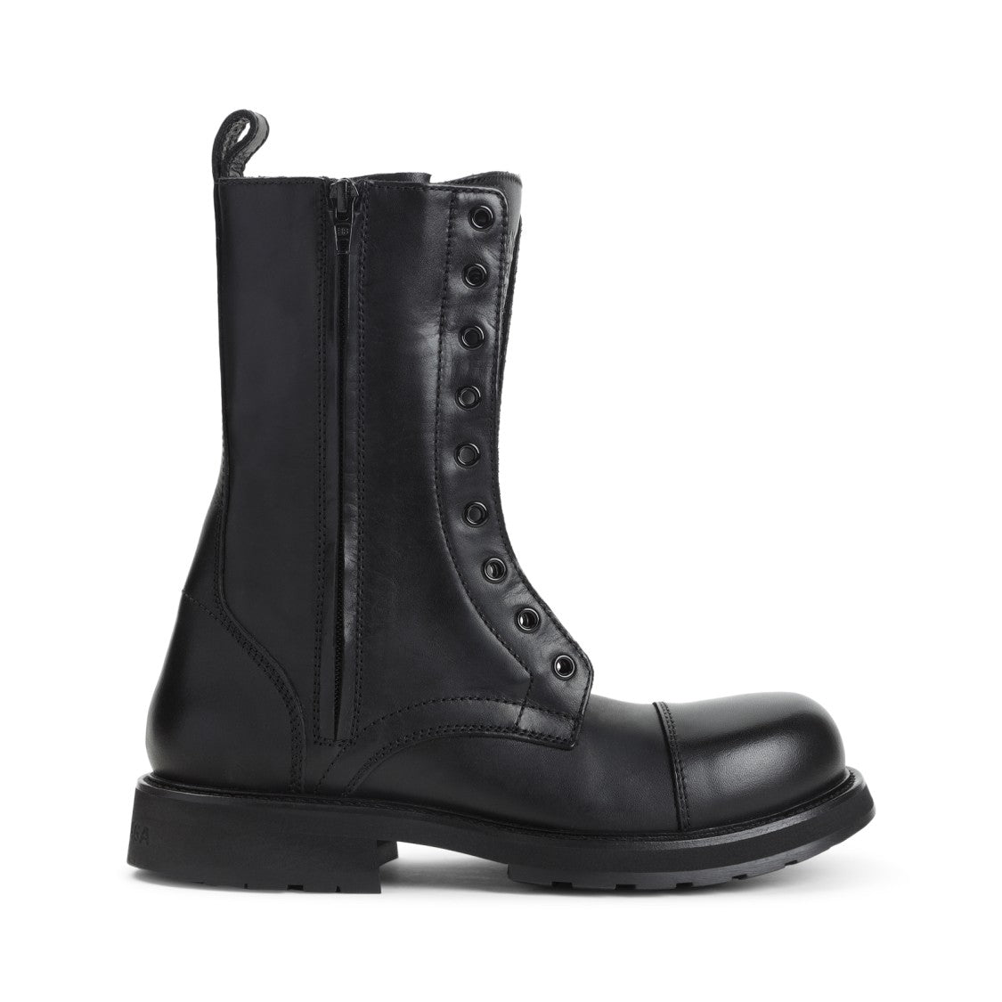 Balenciaga Truck Black Leather Boots