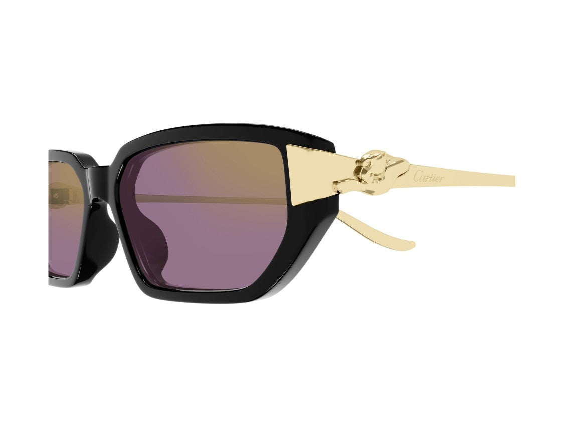 Cartier Gold Ct0674s Oversized Square Sunglasses