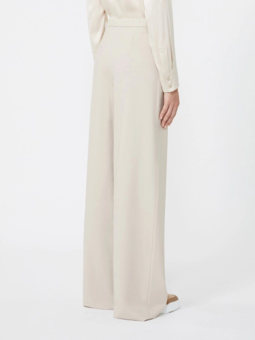 Max Mara Wide-Leg Trousers With High Waist And Design