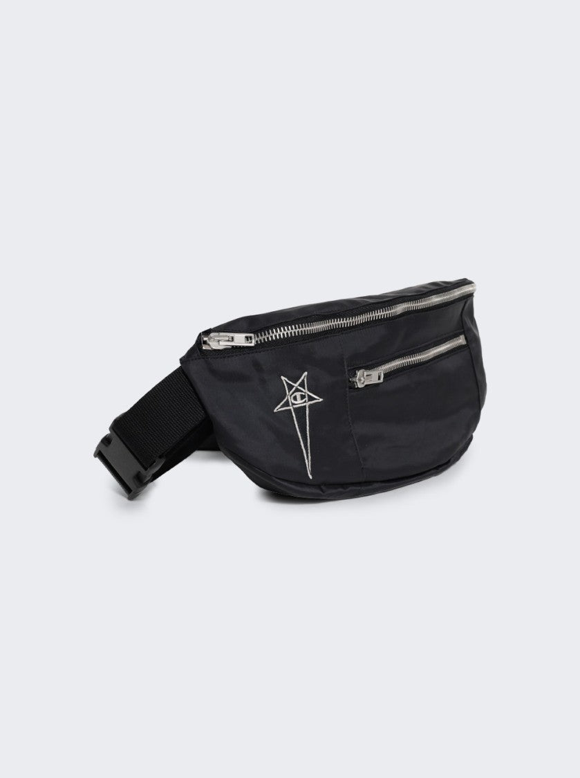 Rick Owens X Champion Woven Bumbag Black