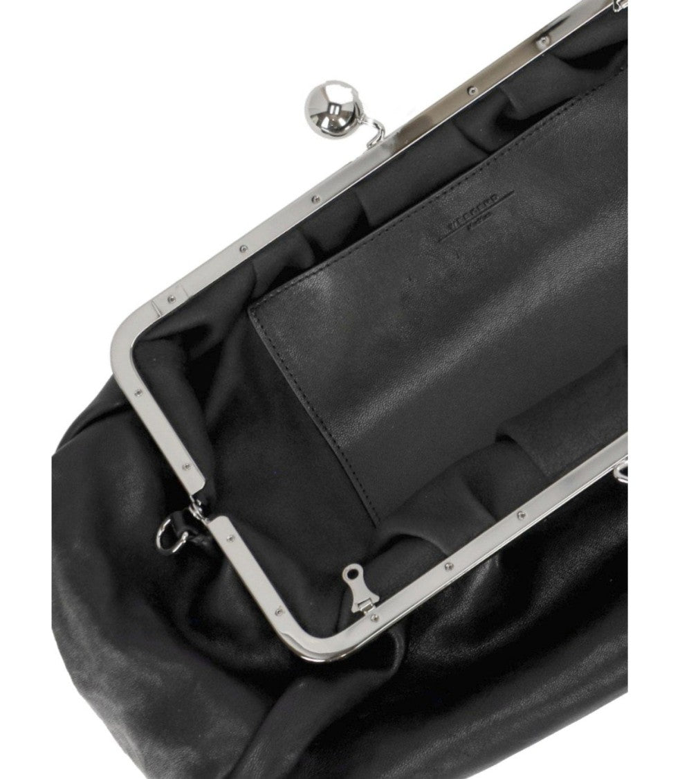 Max Mara Cristin Large Black Clutch