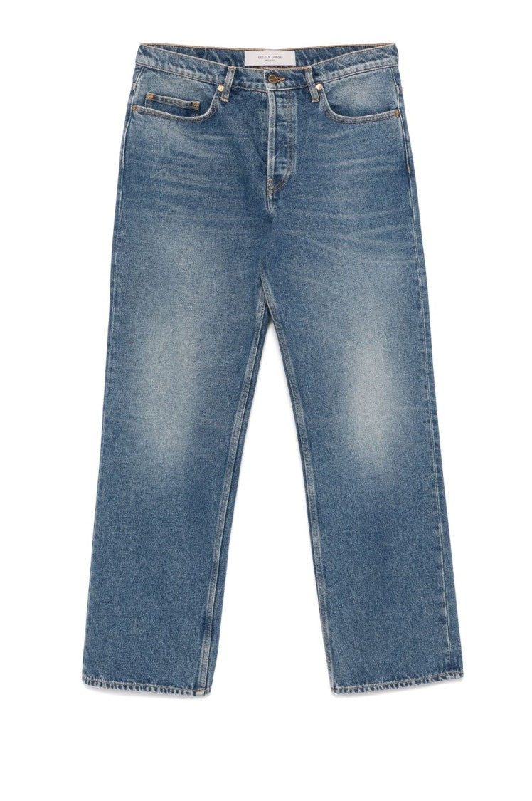 Golden Goose Faded Wash Straight Leg Denim Jeans