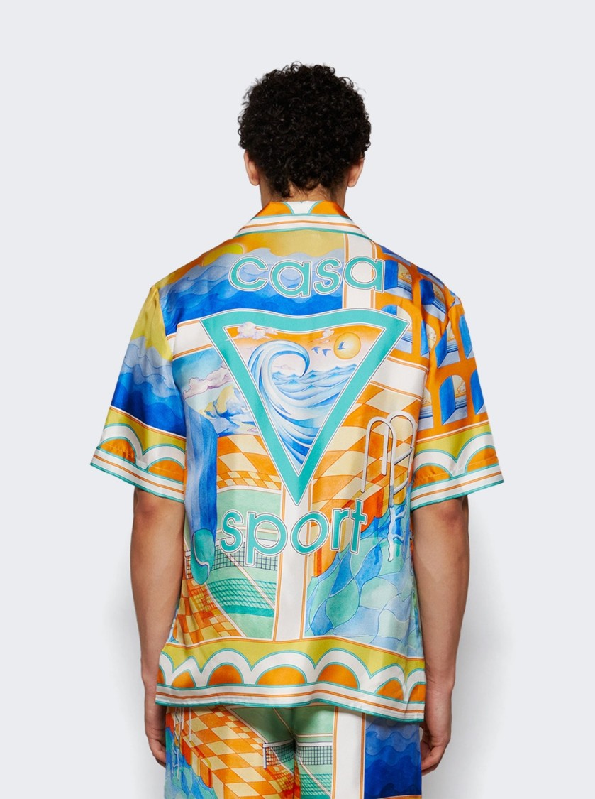 Casablanca Surreal Pool Shirt Multicolor