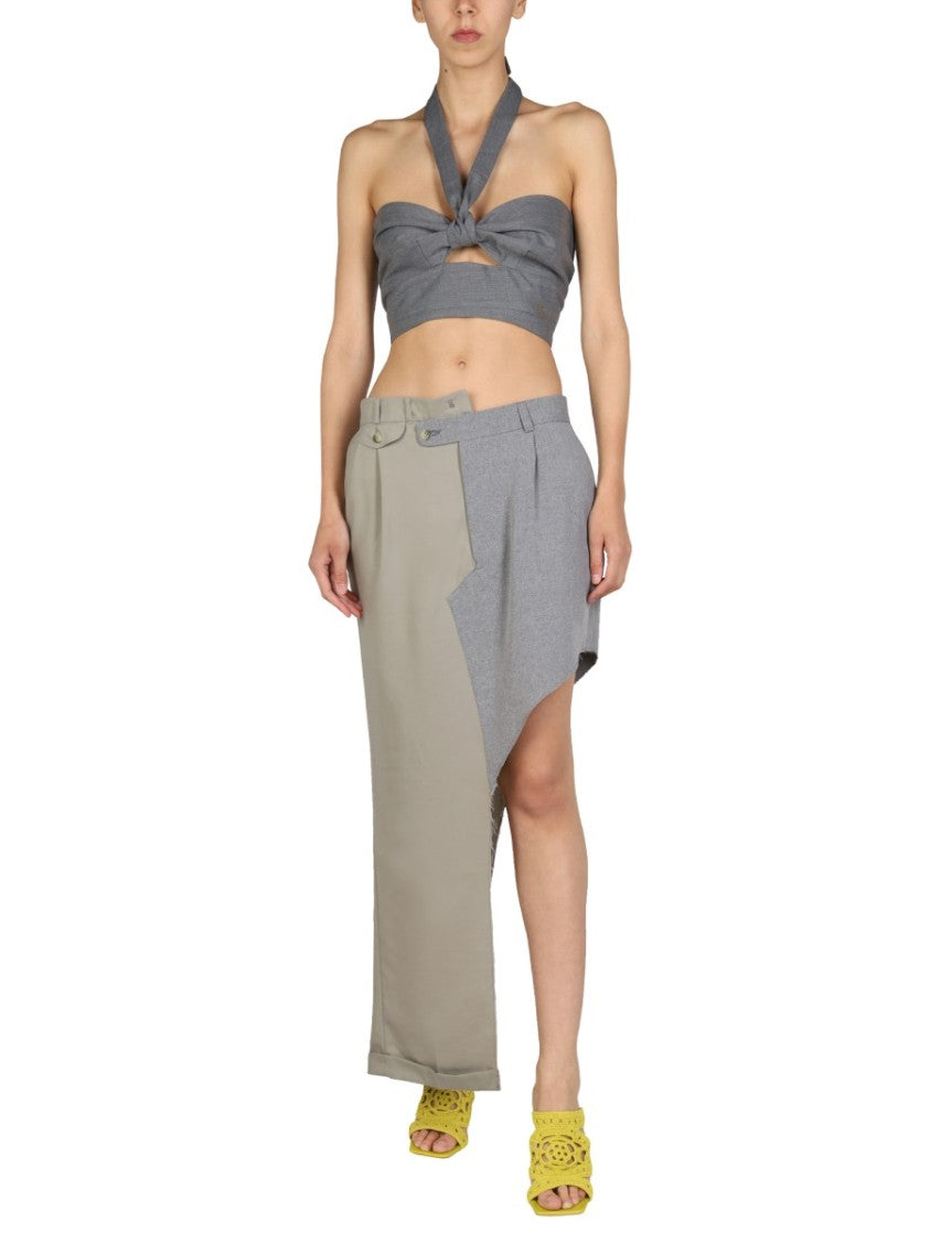 1/Off Cross Strap Top