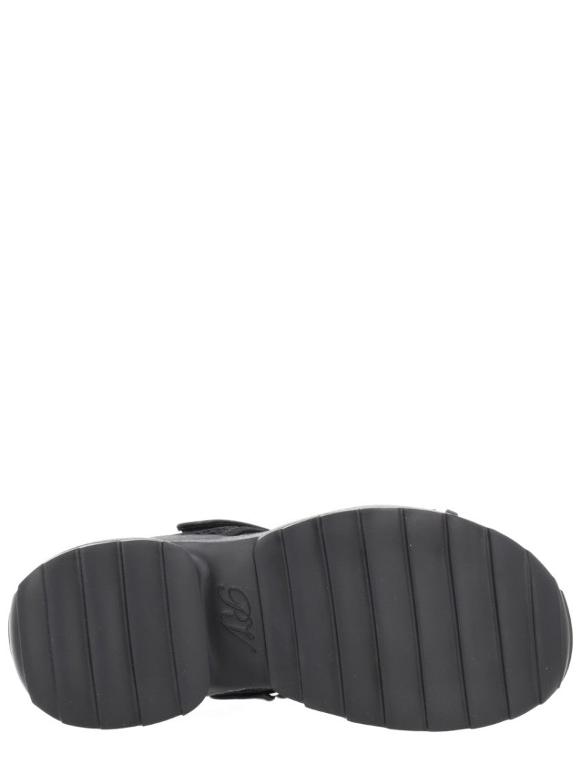 Roger Vivier Viv On The Run Crystal Straps Sandals