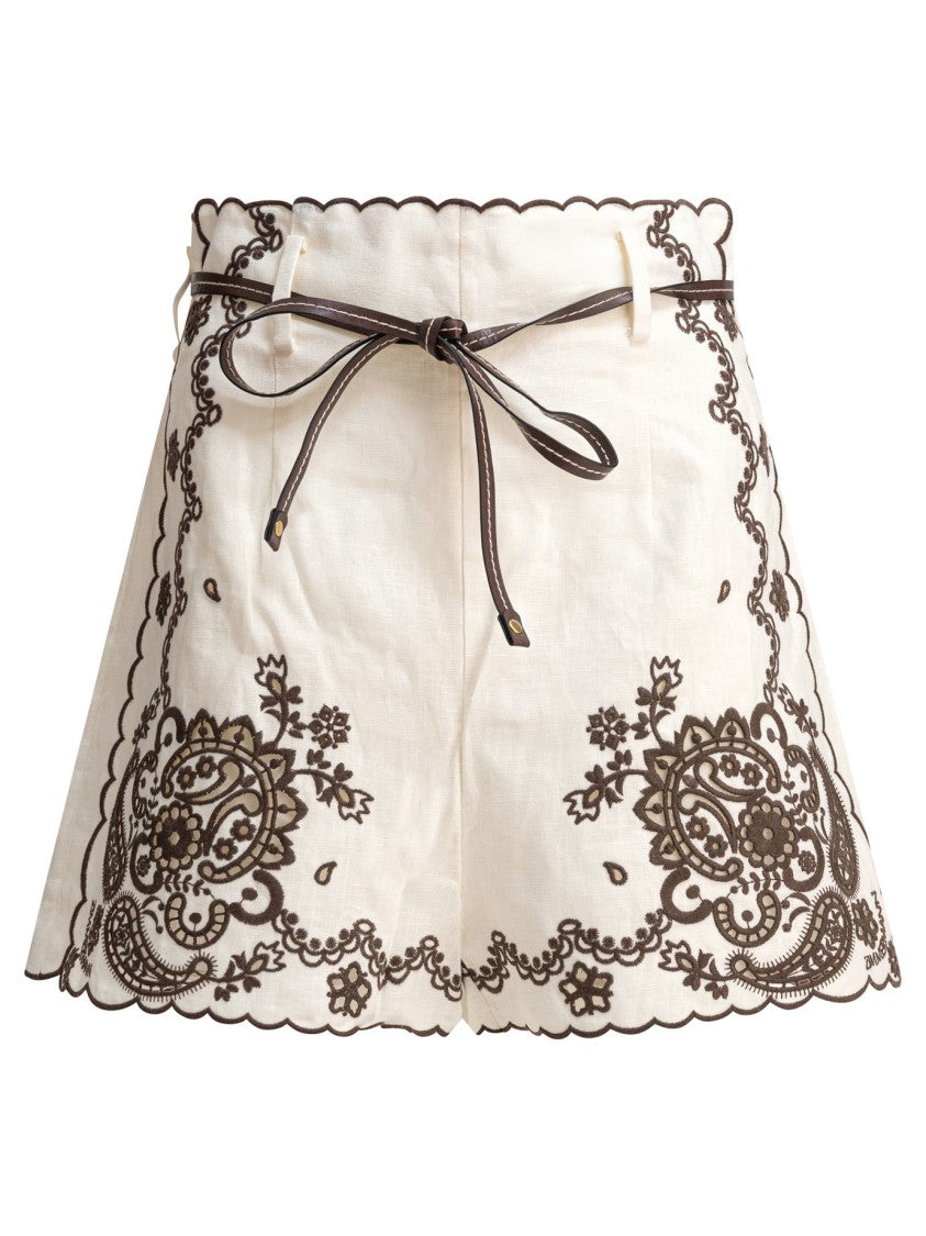 Zimmermann Ascension Embroidered Short
