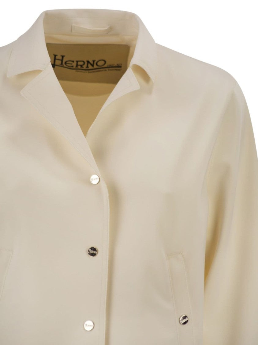 Herno Lapel Collar Three-Quarter Sleeve Jacket