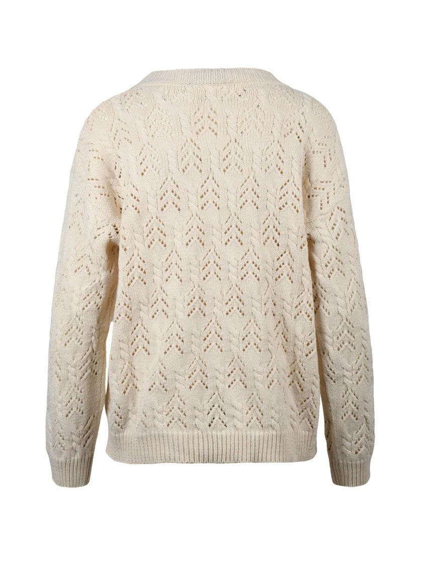 Max Mara Tricot Knit - White