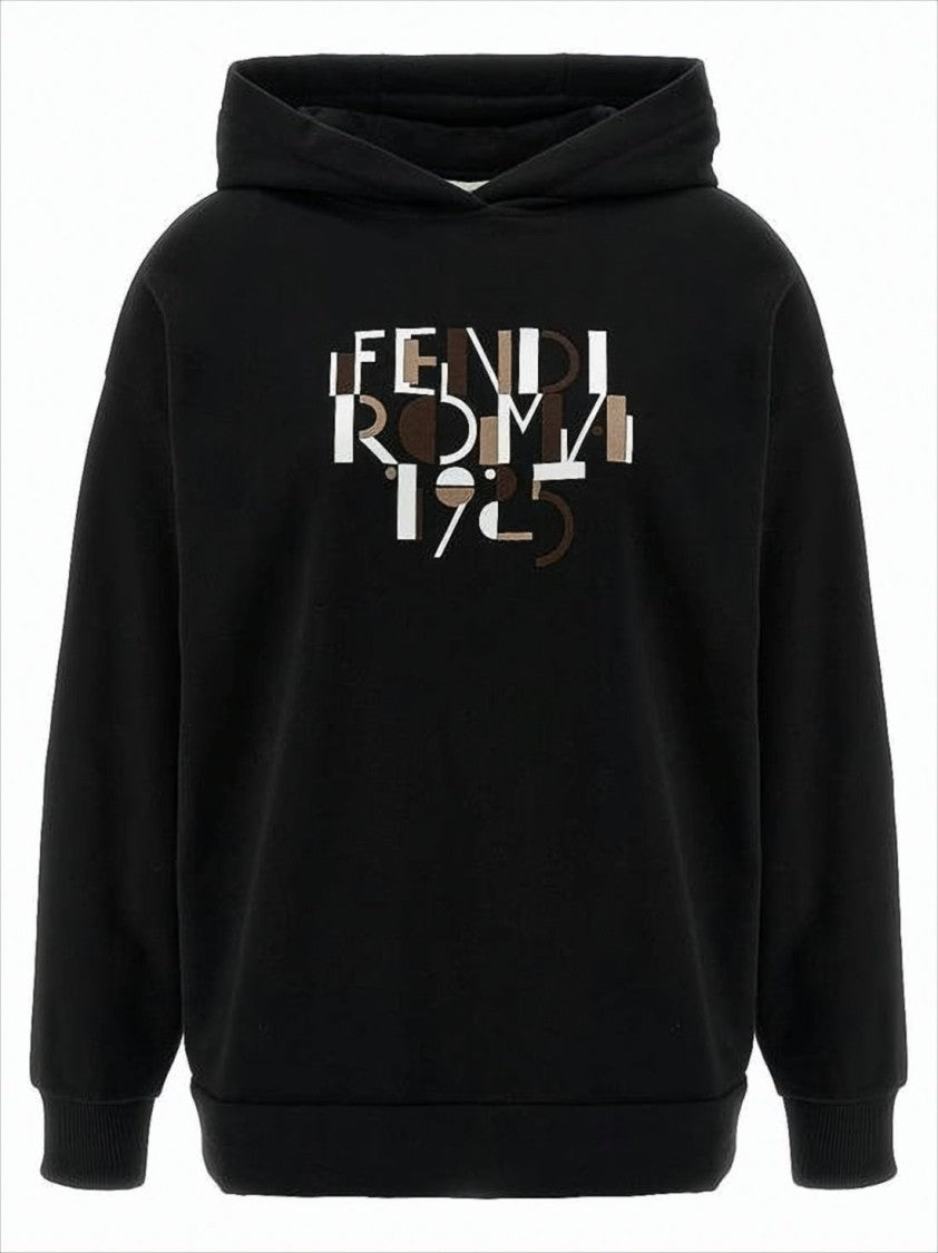 Fendi Relaxed Fit Graphic Print Fendi Hoodie