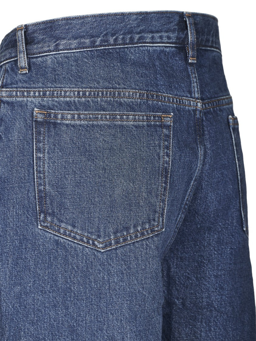 A.P.C. Classic Straight-Leg Jeans In Rich Blue Hue