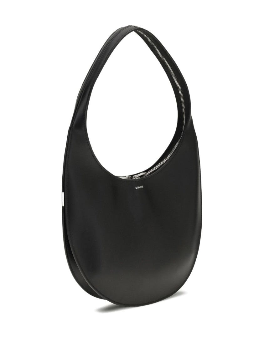 Coperni Shoulder Bag In Soft Black Leather