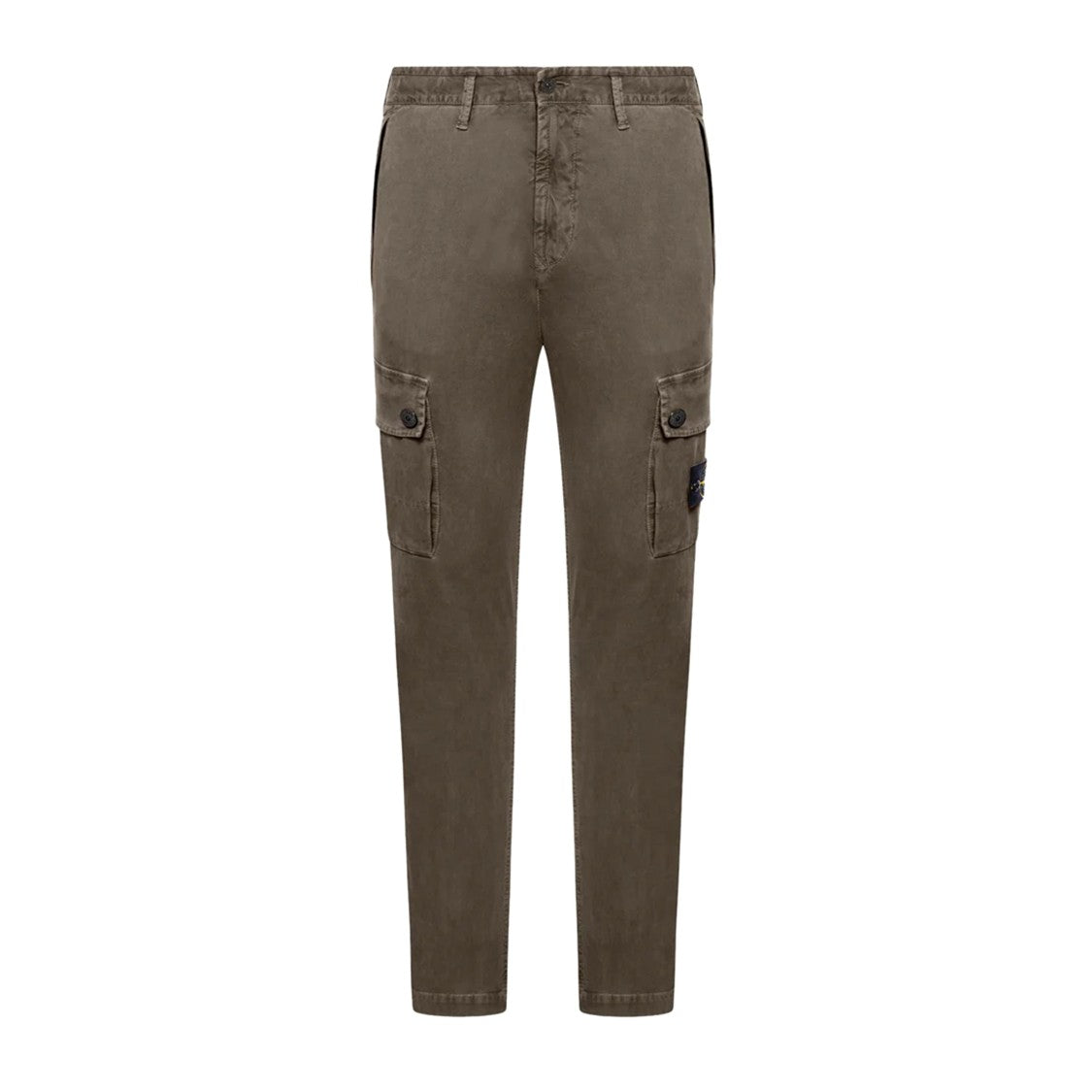 Stone Island Tailored Slim Trousers With Cargo Pocket