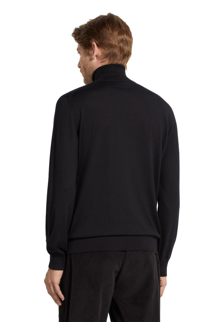 Zegna Cashseta Light Cashmere-Silk Turtleneck Sweater
