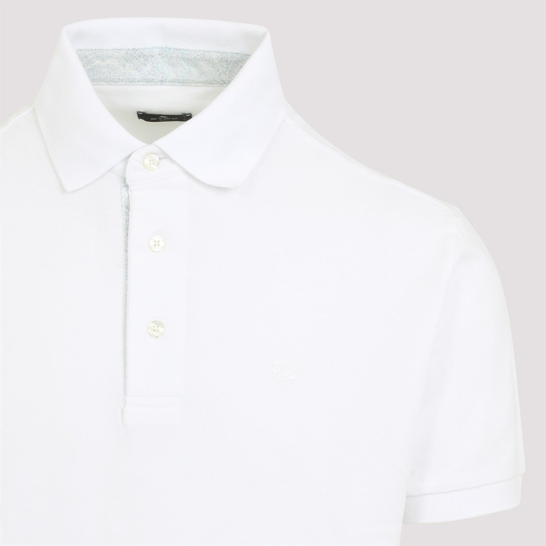 Etro Classic White Cotton T-Shirt